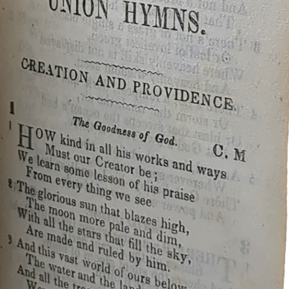 1845 Union Hymns Hymnal Sabbath Schools Bible Classes Teachers Meetings - Picture 11 of 12
